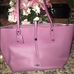 Coach leather Market Tote